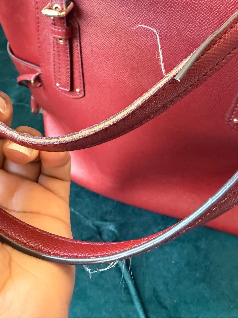 Michael Kors Burgundy Voyager Tote